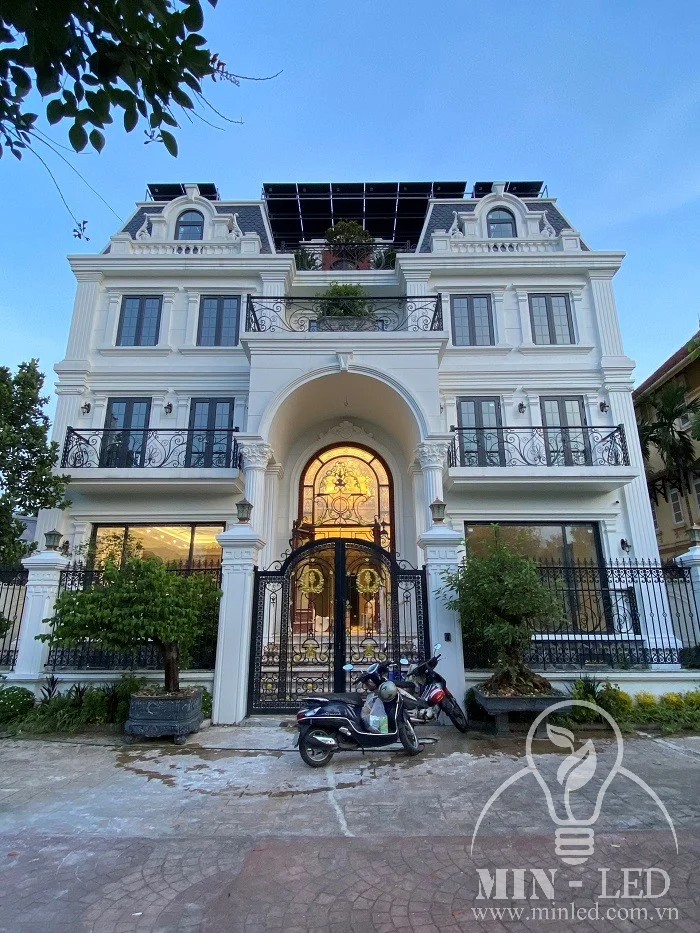 Cap den cong trinh biet thu tai long bien 10