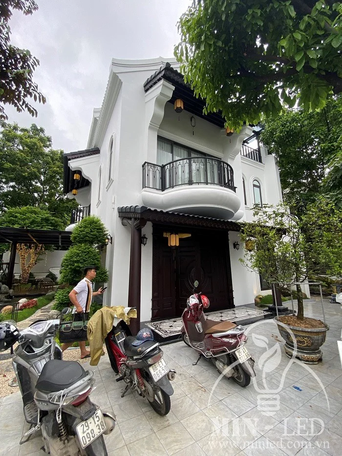 Cung cap va lap dat vat tu cong trinh biet thu xanh vilas 4
