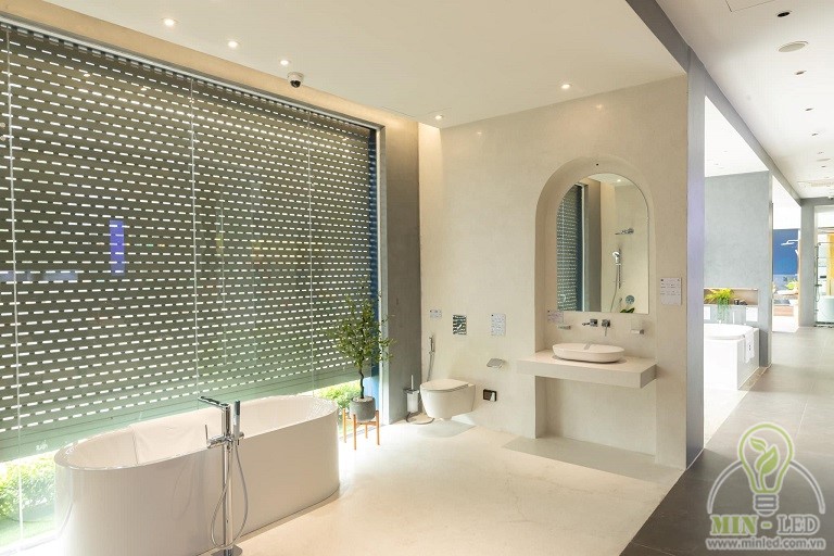 Hình ảnh thực tế công trình phòng mẫu nhà tắm tại showroom Grohe Hình ảnh thực tế công trình phòng mẫu nhà tắm tại showroom Grohe