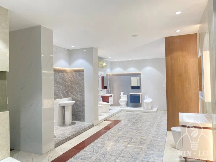 cung cap den led chieu sang cho showroom thiet bi ve sinh jomoo 7