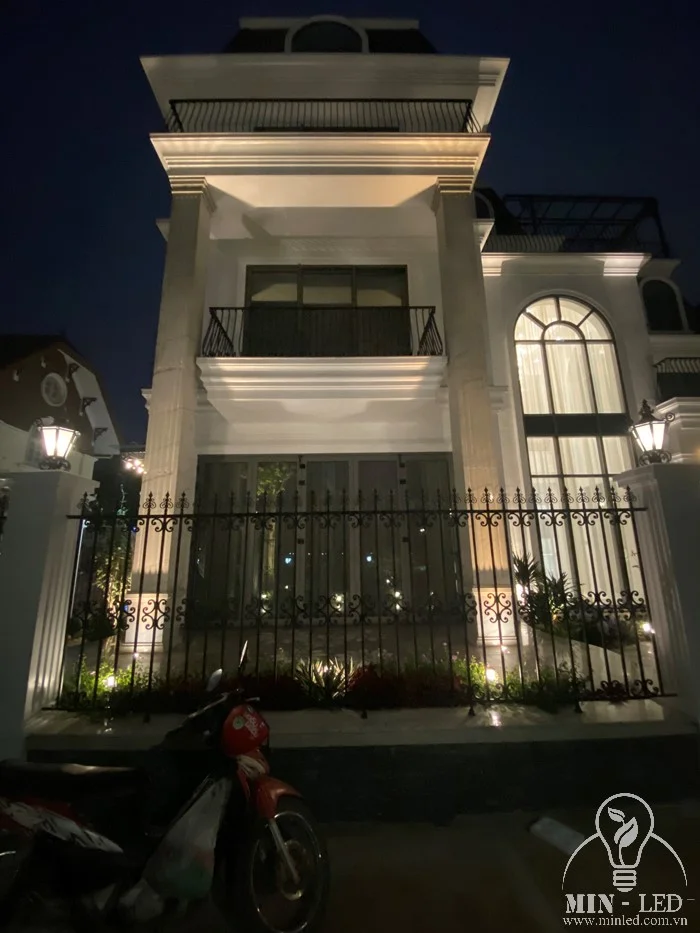 cung cap den led thiet bi dien cho biet thu trieu do tai tdbs 18