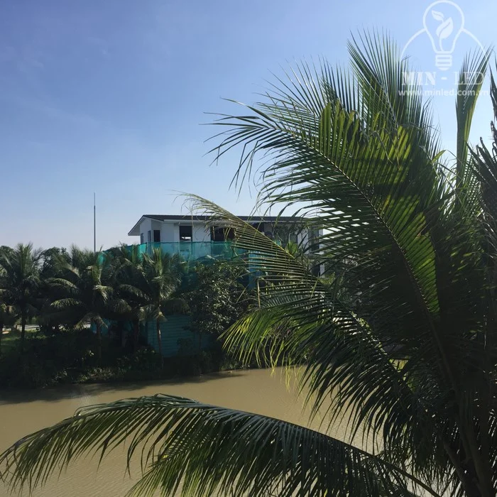 cung cap den led va thiet bi dien cho biet thu tai ecopark 2