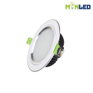 Đèn LED âm trần KingLED Diamond 10W đơn sắc viền màu - Ảnh 3