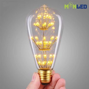 Bóng đèn LED hoa Edison ST64 E27