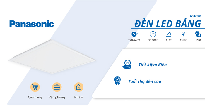 Đèn LED Panel hộp Panasonic