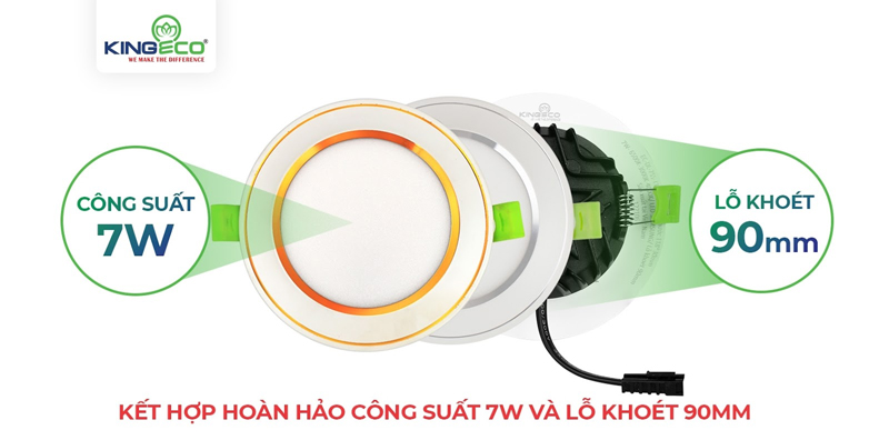 Den LED am tran KingEco EC DL vien mau don sac 1