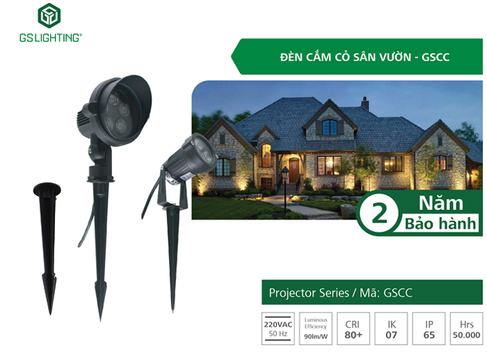 Đèn LED cắm cỏ GS Lighting GSCC