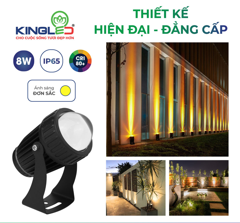 Den LED chieu diem roi cot KingLED DRC 1 1