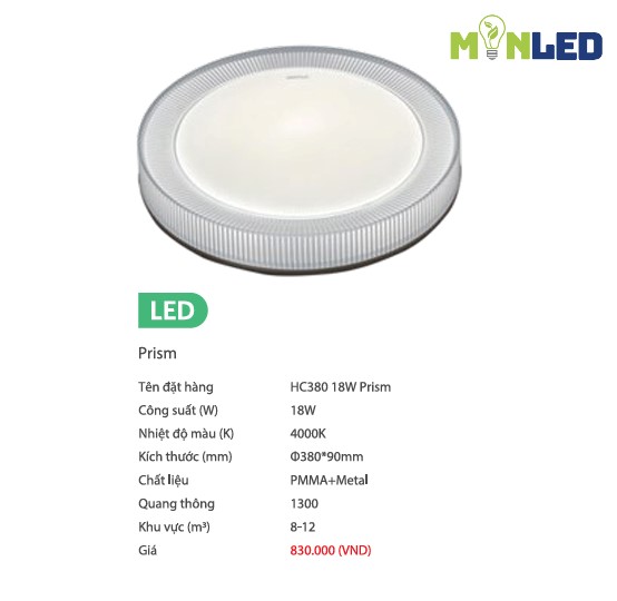 Den LED op tran Opple Prism