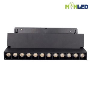 Đèn ray nam châm tiêu điểm gấp KingLED RNC-SS-CRN