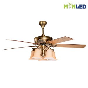 Quạt trần Kaiyokukan 5 cánh có đèn AKI-522 - Ảnh 2