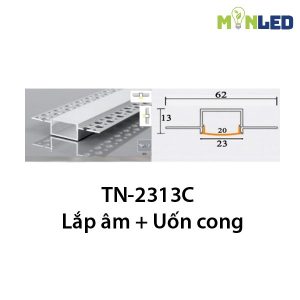 Thanh nhôm định hình TN-2313