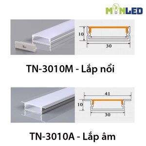 Thanh nhôm định hình TN-3010