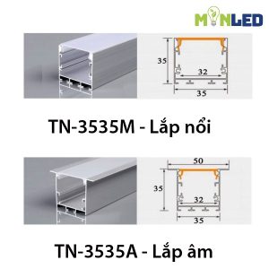 Thanh nhôm định hình TN-3535