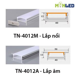 Thanh nhôm định hình TN-4012