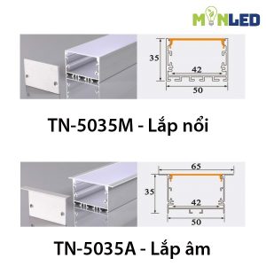 Thanh nhôm định hình TN-5035