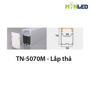 Thanh nhôm định hình TN-5070M