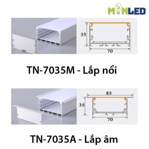 Thanh nhôm định hình TN-7035
