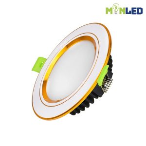 Đèn LED âm trần KingEco EC-DL viền màu đơn sắc