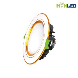 Đèn LED âm trần KingEco EC-DLSS viền màu đơn sắc - Ảnh 4