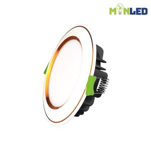 Đèn LED âm trần KingEco EC-DLSS viền màu đơn sắc