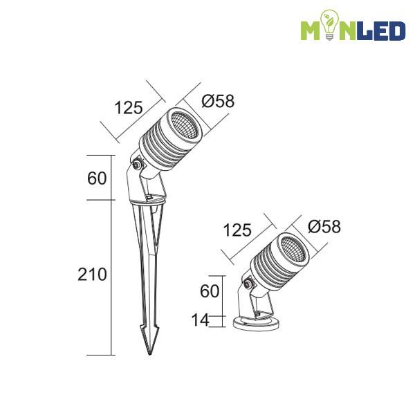 Đèn LED cắm cỏ ELV VGS2101 - Ảnh 3