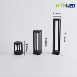 Đèn trụ nấm sân vườn vuông đế ngắn GSNV