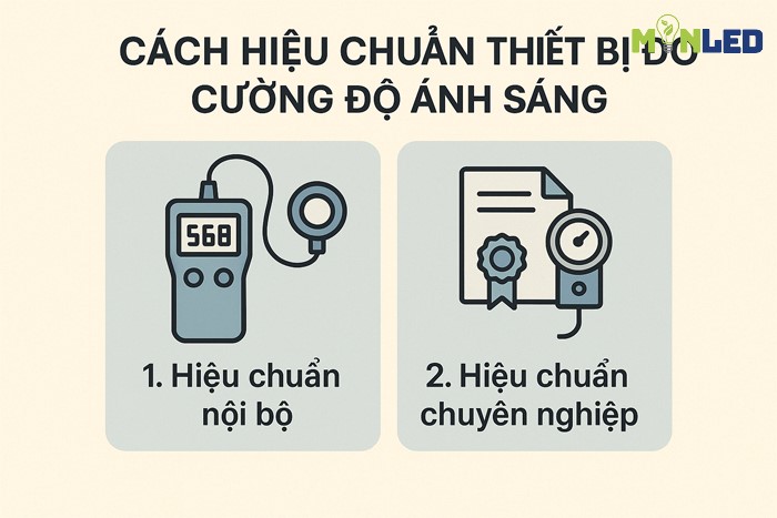 Cách hiệu chuẩn thiết bị đo cường độ ánh sáng