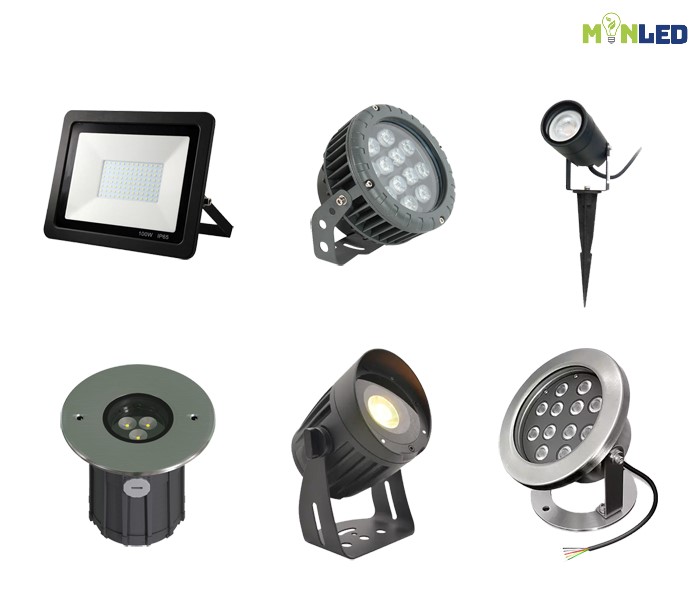 Các mẫu đèn chiếu điểm sử dụng ngoài trời đảm bảo tiêu chuẩn IP65