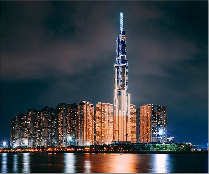 Landmark 81 sử dụng ánh sáng Dynamic Lighting đổi màu theo sự kiện