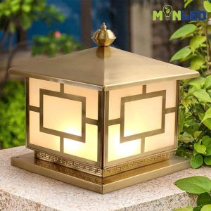 Đèn trụ cổng đồng cổ điển TC-7270 - Ảnh 2