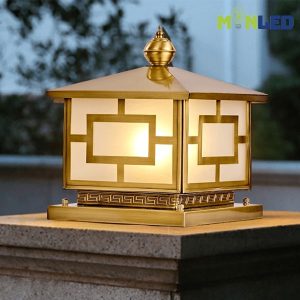 Đèn trụ cổng đồng cổ điển TC-7270