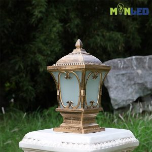 Đèn trụ cổng nhôm cổ điển TC-5650 - Ảnh 2