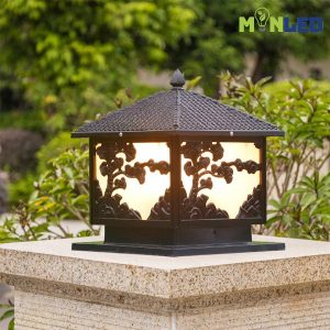 Đèn trụ cổng nhôm cổ điển TC-8530