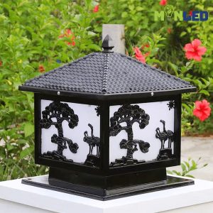 Đèn trụ cổng nhôm cổ điển TC-8610