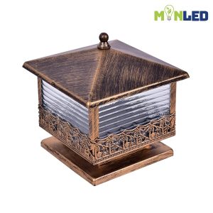 Đèn trụ cổng nhôm cổ điển TC-8615
