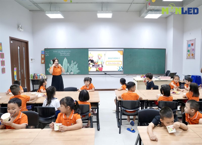 Thiết kế chiếu sáng phòng học đảm bảo đúng tiêu chuẩn giúp bảo vệ mắt