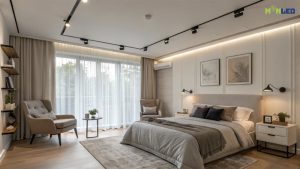 Đèn ray nam châm phòng ngủ Bí quyết chiếu sáng nâng tầm không gian nghỉ ngơi