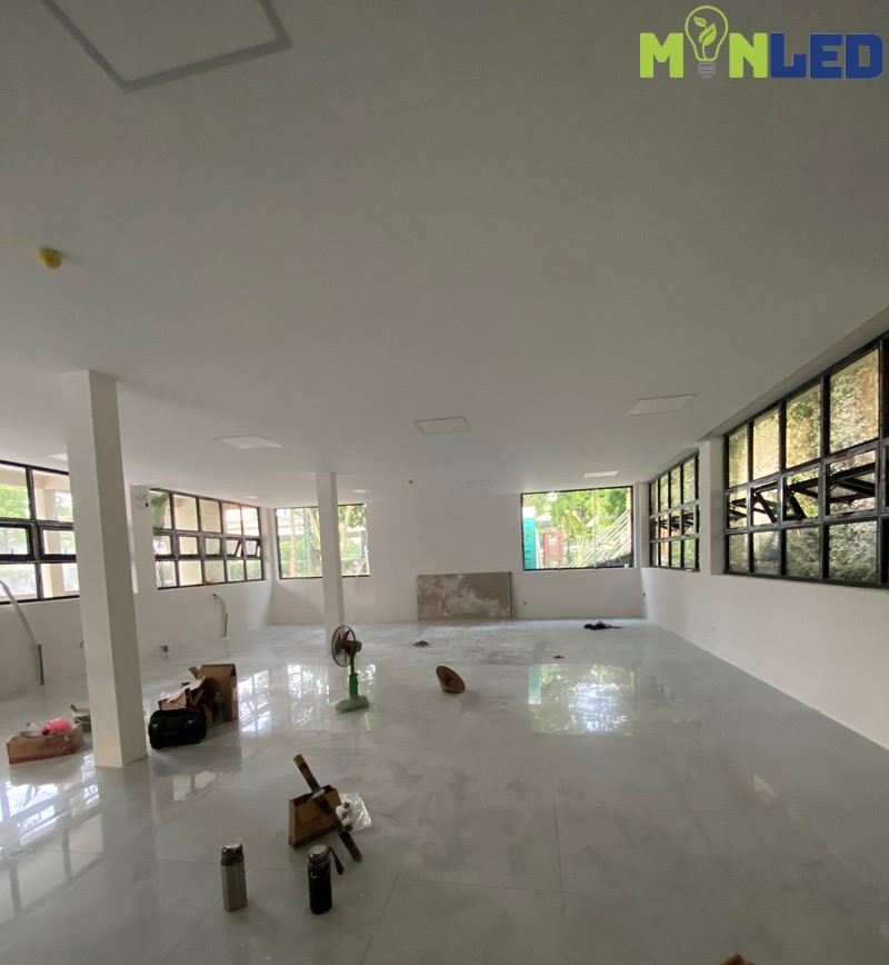 Hình ảnh thực tế lắp đặt đèn LED Panel cho công trình tại Bảo tàng Hà Nội