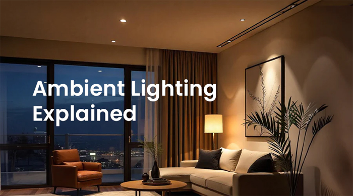 Với chiếu sáng tổng thể (Ambient Lighting) bạn nên chọn đèn âm trần có kích thước lớn 