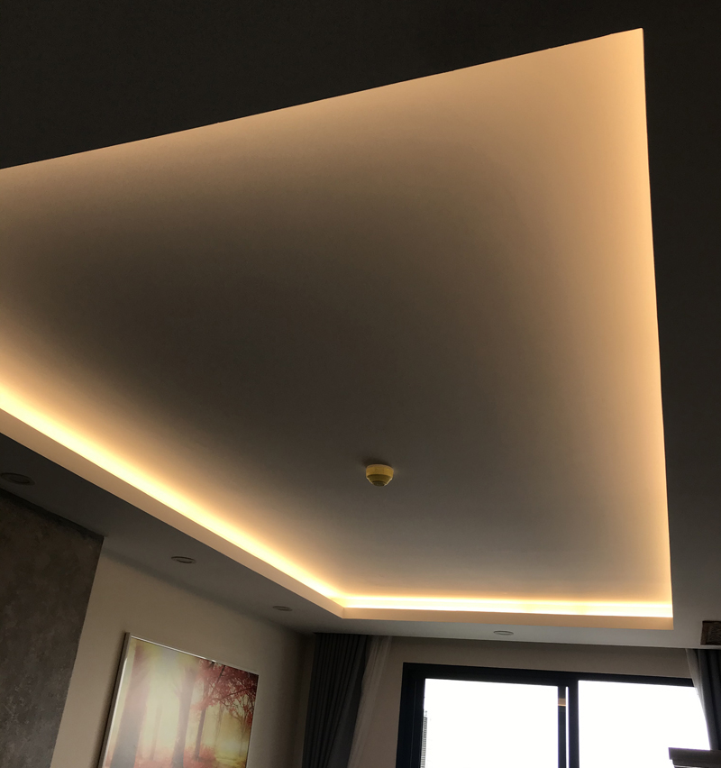 Hình ảnh thực tế sau khi sử dụng đèn LED dây điện 220V