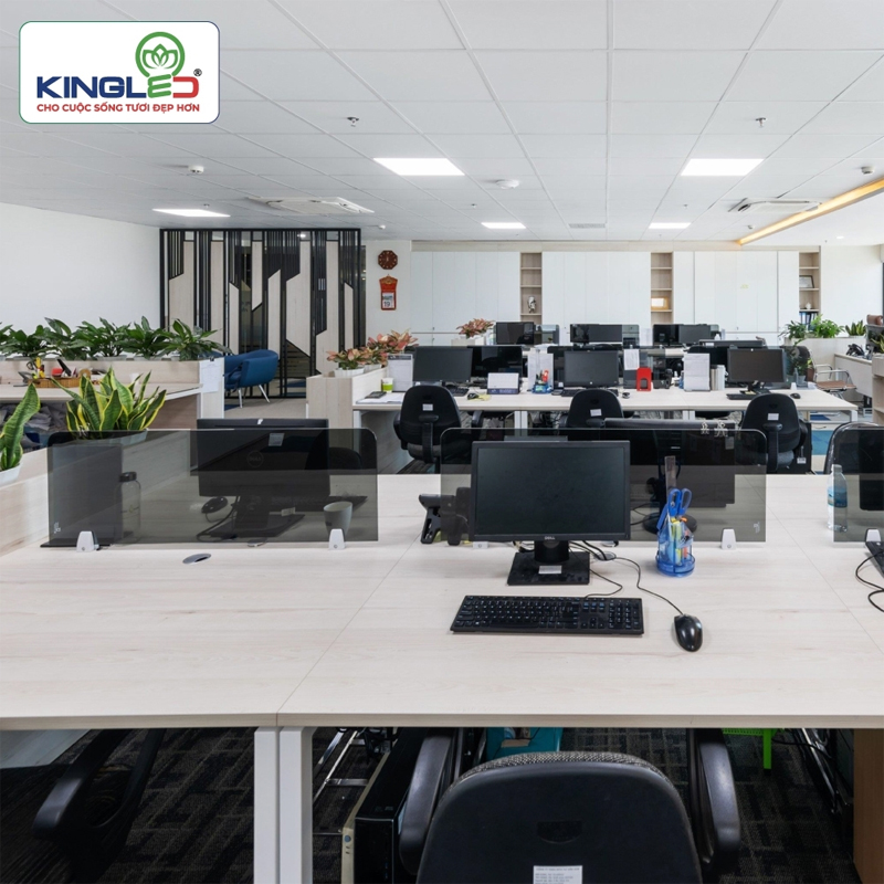 Sử dụng đèn LED Panel KingLED với chỉ số hoàn màu CRI và quang thông cao