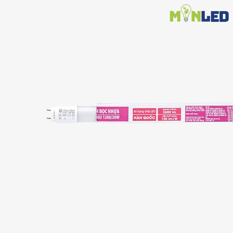 Bóng đèn tuýp LED T8 Thủy tinh bọc nhựa Rạng Đông