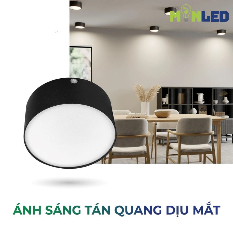 Đèn ống bơ tán quang KingECO đơn sắc 9W và 12W