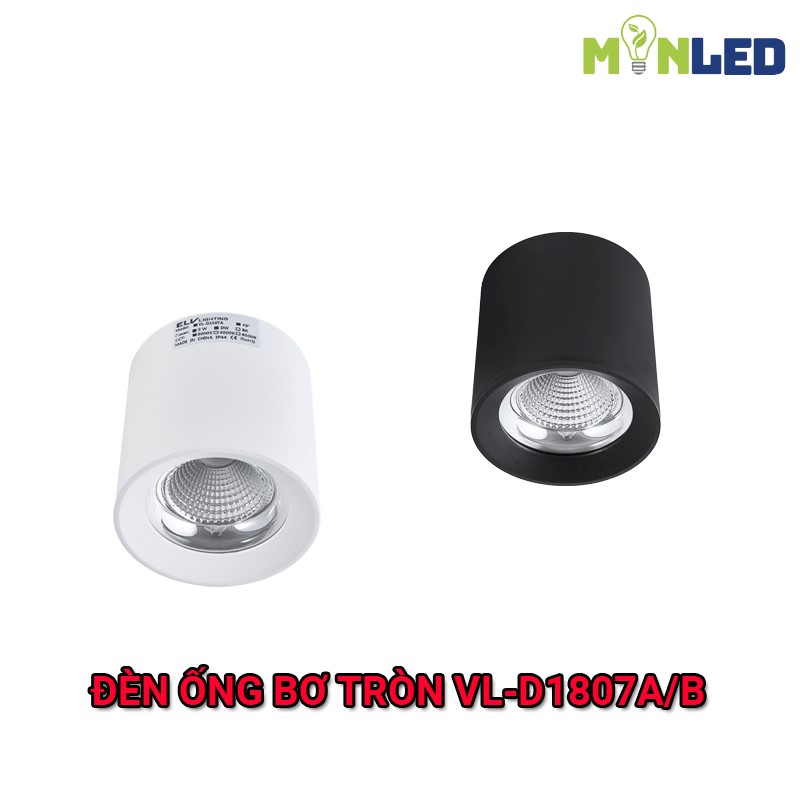 Ống bơ tròn ELV chiếu rọi VL-D1807A-B Ống bơ tròn ELV chiếu rọi VL-D1807A-B