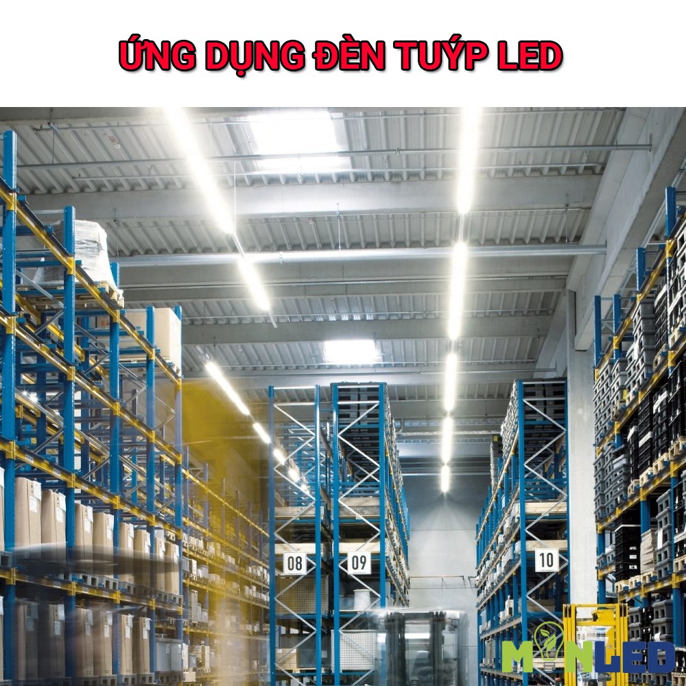 Ứng dụng bóng đèn Tuýp LED T8