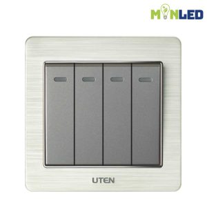 Bộ công tắc bốn 1 chiều UTEN V6.0
