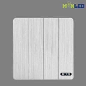 Bộ công tắc bốn 2 chiều UTEN S300-Màu trắng