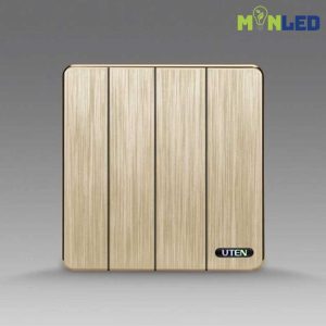 Bộ công tắc bốn 2 chiều UTEN S300-Màu vàng