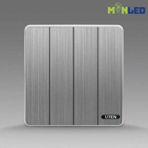 Bộ công tắc bốn 2 chiều UTEN S300-Màu xám